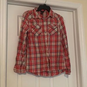 Long sleeve flannel button up